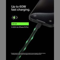 Cable Trenzado USB-C a USB-C Negro 1 M