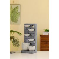 Fuente de Jarras con Luz LED Beige 23X20X50 Cm