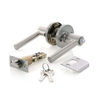 Manija Rimini Dormitorio Recta Cromo Satinado - Kwikset