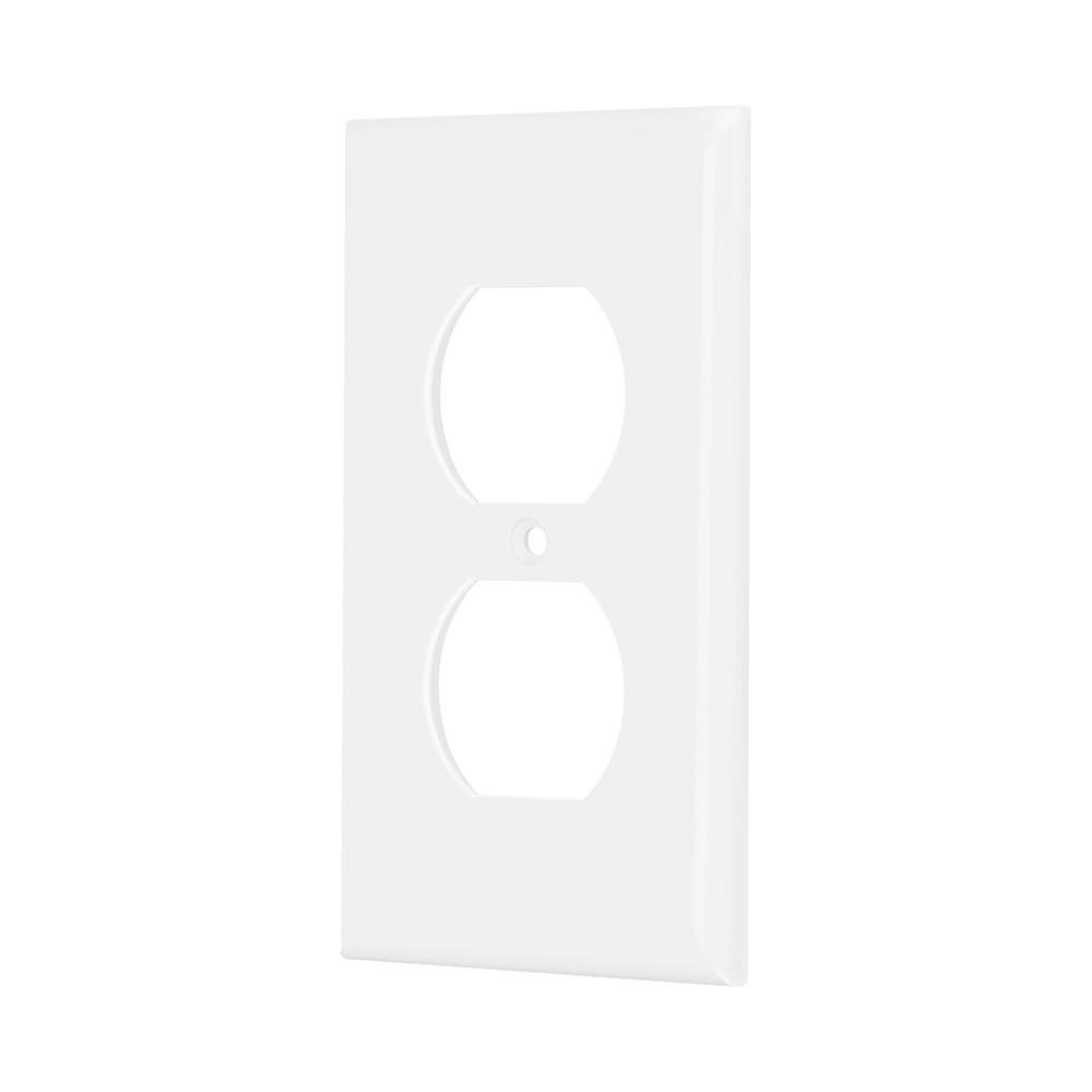 Placa para Tomacorriente Doble Standard Blanca