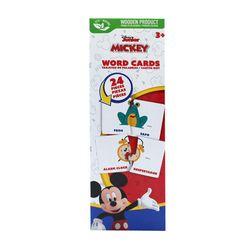 Tarjetas de Palabras de Madera Mickey 24 Pzas