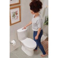 Sanitario de Dos Piezas Aluvia Elongado Blanco