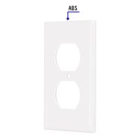 Placa de 2 Módulos Standard Blanco - Volteck