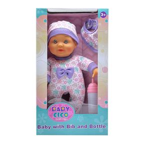 Bebé con Traje Morado 12 Plg