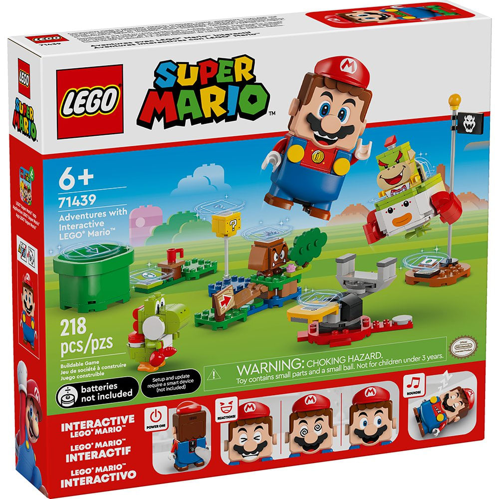 LEGO Super Mario Aventuras Interactivas con Mario #71439 de 218 Piezas