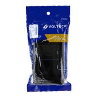 Interruptor Sencillo + Interruptor de 3 Vías 1.5 Módulos Lisboa Negro - Volteck