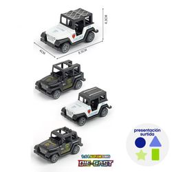 Vehículo De Policía Tipo Jeep Diseños Surtidos