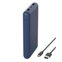Batería Externa USB-C Azul 20000 mAh