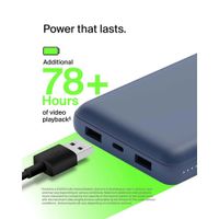 Batería Externa USB-C Azul 20000 mAh