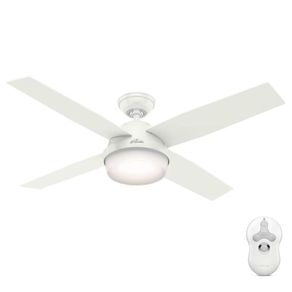 Ventilador Dempsey Hojas Reversibles 4 Aspas Blanco