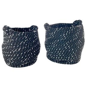 Set de Cestas Azul 2 Pzas 24x24x29 Cm - Concepts