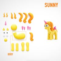Set de 3 Latas de Arcilla Sunny