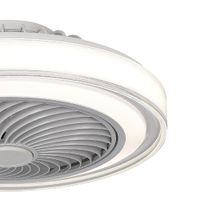 Ventilador de Techo con Luz Atenuable Blanco 49 Cm