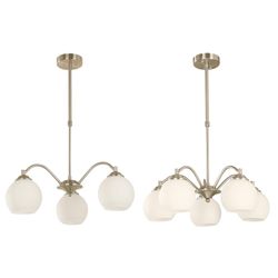 Set de Lámparas Colgantes de 3 y 5 Luces