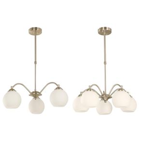 Set de Lámparas Colgantes de 3 y 5 Luces