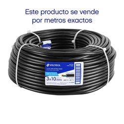 Cable TSJ Uso Extra Rudo Venta por Metro 3 X 10 AWG