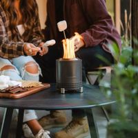Firepit Mesa Ash con Tecnología de Combustión Sin Humo