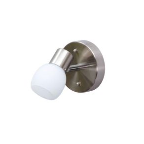 Lámpara De Techo/Pared 'Burbuja' Satín/Blanco 1Bombilloxg9X40Wmax - Zlumini
