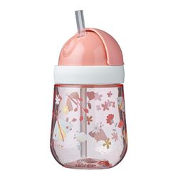 Vaso Entrenador con Pajilla 10 Oz  Flores