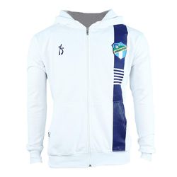 Chumpa Blanca con Franja Azul y Escudo Tradicional Comunicaciones - Varias Tallas