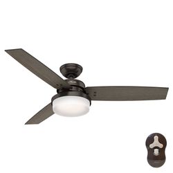 Ventilador Bronce 52 Plg Sentinel Hunter