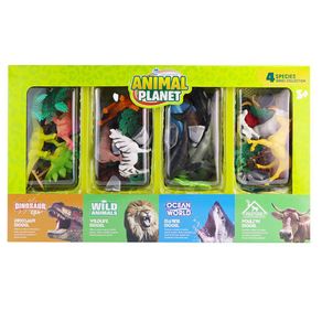 Set De Animales 4 En 1 60 Pzas