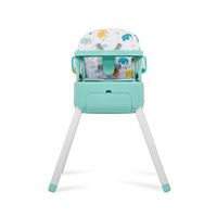Silla Alta para Bebé Verde Menta Convertible con Seguridad 3 en 1