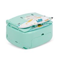 Silla Alta para Bebé Verde Menta Convertible con Seguridad 3 en 1