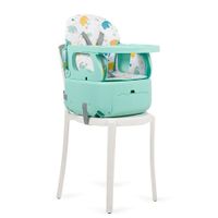 Silla Alta para Bebé Verde Menta Convertible con Seguridad 3 en 1