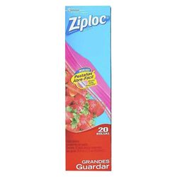 Bolsas Grandes Ziploc 20 Piezas