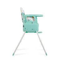 Silla Alta para Bebé Verde Menta Convertible con Seguridad 3 en 1