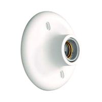 Plafonera Normal E27 Blanca - Eagle Electric (Centro Am