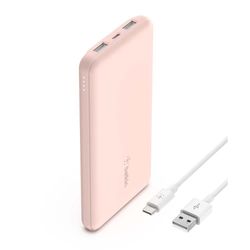 Batería Externa USB-C Rosa 10000 mAh