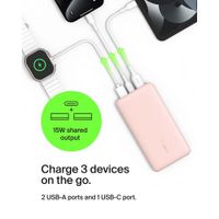 Batería Externa USB-C Rosa 10000 mAh