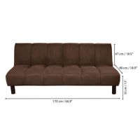 Sofá Cama Café 167X87X72 Cm - Intap