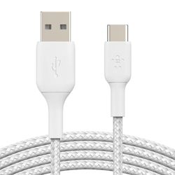 Cable Belkin USB-A a USB-C Blanco 2 M