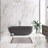 Alfombra de Baño Gris
