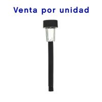 Estaca Solar Led Negra 14 Plg
