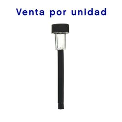 Estaca Solar Led Negra 14 Plg