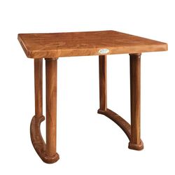 Mesa Plástica Estilo Madera Sándalo