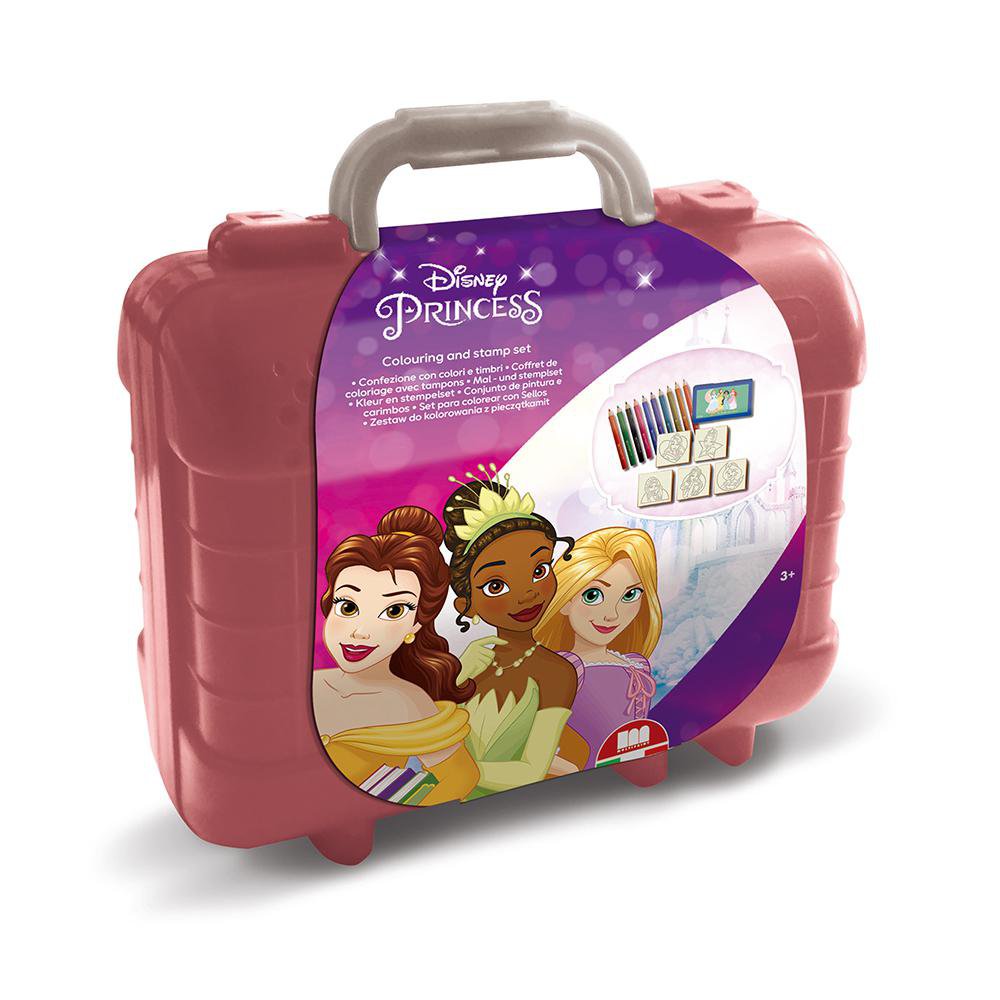 Set de Arte de Princesas Tipo Maletín para 3+ Años Maletín de Princesas para Colorear