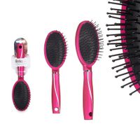 Peine para Cabello con Cerdas de Silicona Fuscia
