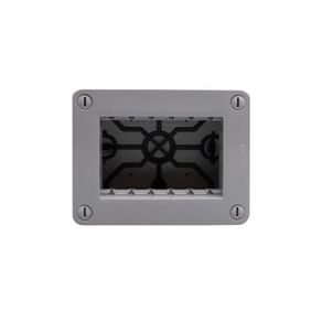 Caja 3 Módulos IP40 Gris Matix Go