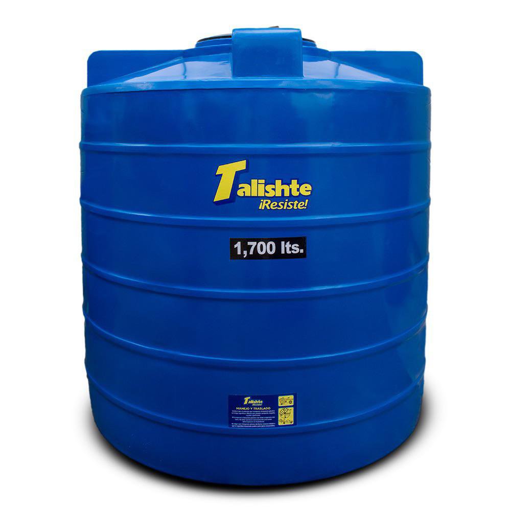 Tinaco 1700 Litros Tricapa Color Azul con Accesorios