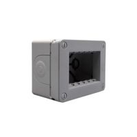 Caja 3 Módulos IP40 Gris Matix Go