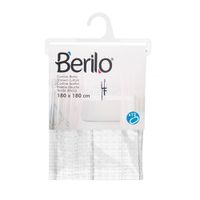 Cortina para Ducha Peva Transparente con Cuadros
