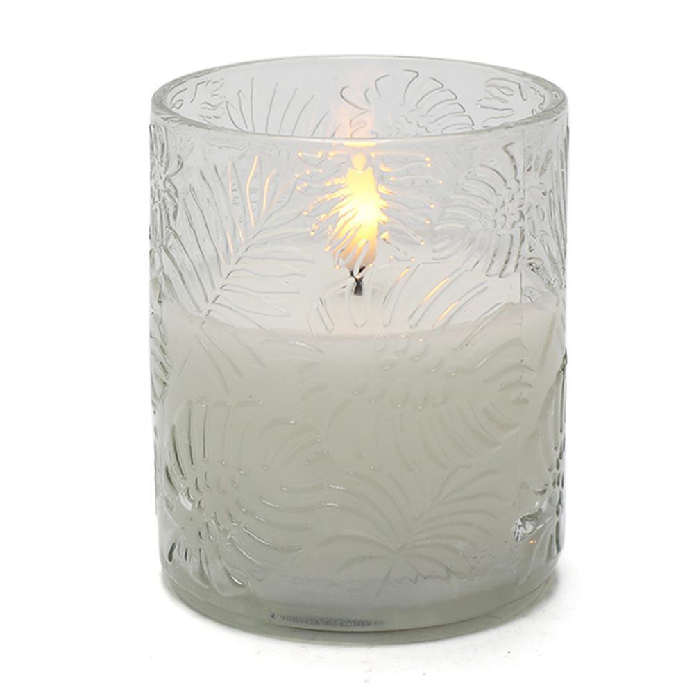 Vela Decorativa Blanca con Luz LED