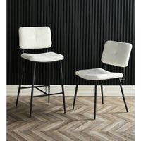 Set de 2 Sillas de Bar Bouton 56x46x103 Cm - Varios Colores