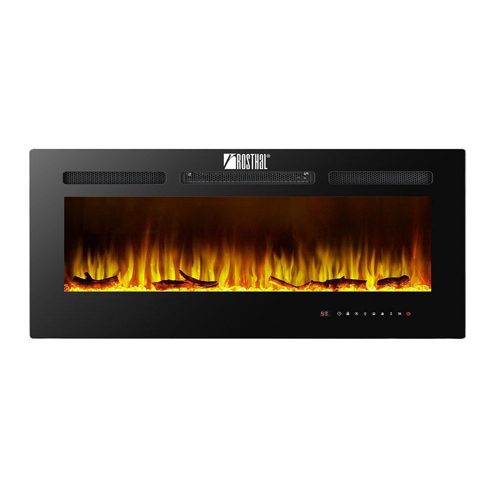 Calefactor con Diseño de Chimenea Eléctrica con Control Remoto 14 Colores