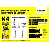 Hidrolavadora Eléctrica K4 MX de 1800 PSI